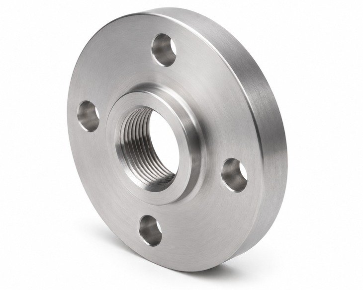 ねじ付きフランジ_02_7ねじ穴を示す詳細図 Threaded Flange 02, detail view showing threaded bore