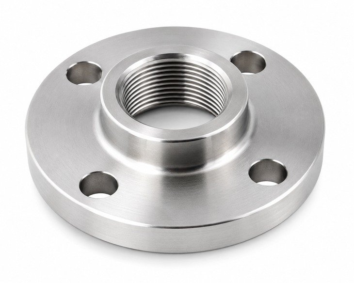 Threaded_Flange_04_730x584_under200KB Threaded Flange 04, detail view showing threaded bore