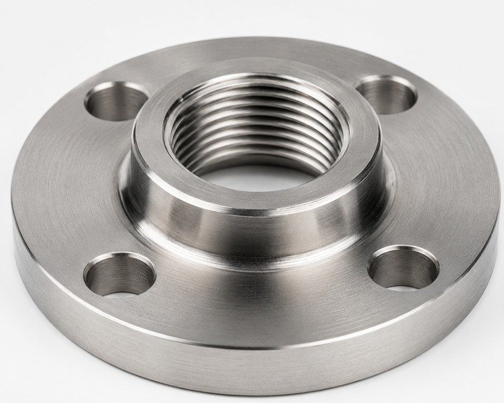 Brida roscada_07_7vista principal del producto que muestra el orificio roscado Threaded Flange 07, main product view showing threaded bore