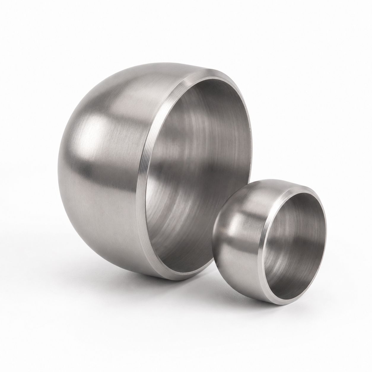 ASTM A403 WP316L Butt Weld Pipe Cap ASTM A403 WP316L butt weld pipe caps with beveled ends