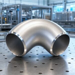 ASTM B366 إنكونيل 625 90 درجة الكوع نصف القطر الطويل – مصقول بشكل مشرق 90 درجة 1.5D كوع ​​نصف قطره طويل