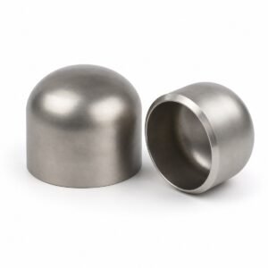 Inconel 625 nickel alloy pipe end caps with butt-weld bevel