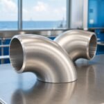 ASTM B366 Monel 400 90 Grad-Winkel mit langem Radius – hochglanzpoliert 90 Grad 1,5D-Bogen mit langem Radius