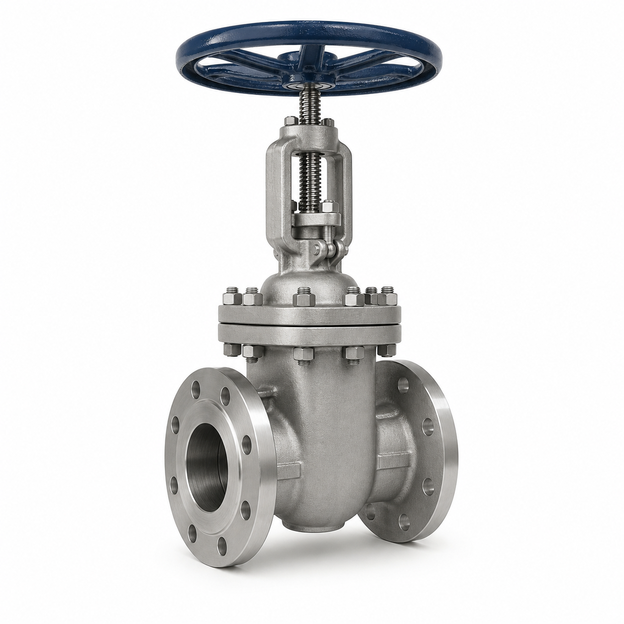 Stainless Steel Wedge Gate Valve stainless steel rising stem wedge gate valve with flanged ends and handwheel