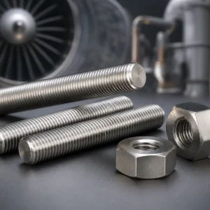 Inconel 718 UNS N07718 precipitation hardened high strength threaded stud bolts and nuts