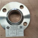 ASTM A182 F51 Duplex 2205 weld neck flange, front view