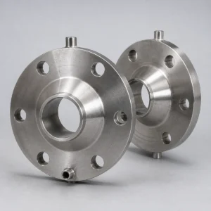 ASTM A182 F53 Super Duplex 2507 Weld Neck Orifice Flange, industrial product view