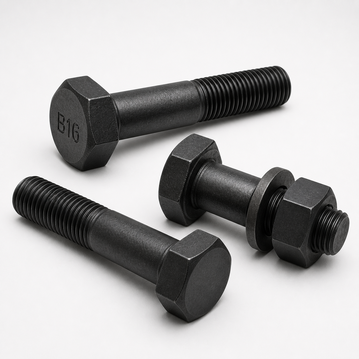 ASTM A193 グレード B16 合金鋼重い六角ボルト ASTM A193 Grade B16 chromium molybdenum vanadium heavy hex bolts