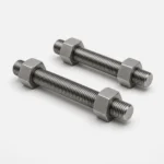 ASTM A193 Grade B6 410 martensitic stainless steel stud bolts with heavy hex nuts