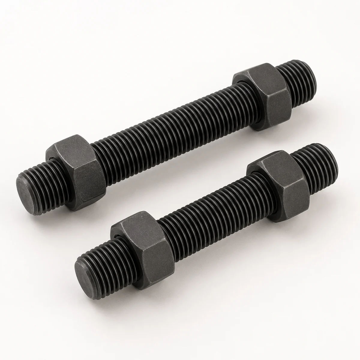 ASTM A193 Grade B7M stud bolts with A194 2HM heavy hex nuts ASTM A193 Grade B7M stud bolts with A194 2HM heavy hex nuts
