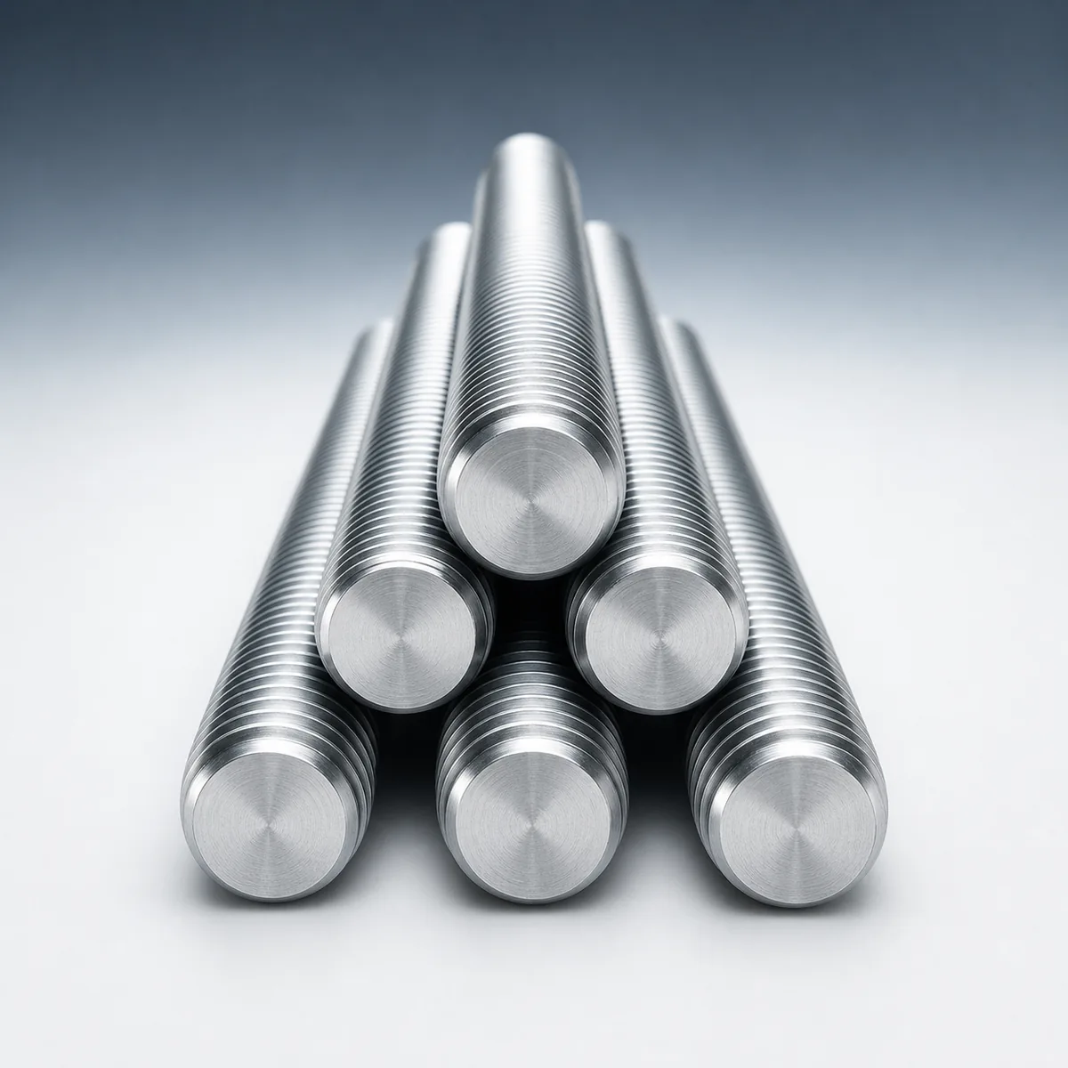 ซุปเปอร์ดูเพล็กซ์ 2507 ก้านเกลียวเกลียวสแตนเลส UNS S32750 Super Duplex 2507 UNS S32750 stainless steel threaded rods